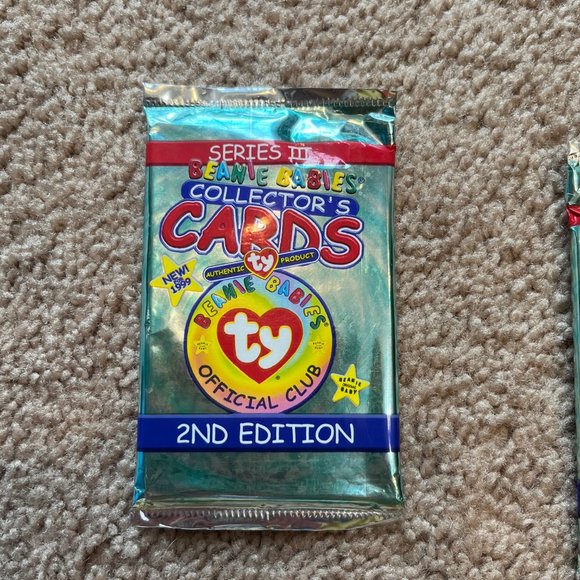 Official Ty Beanie Babies Collectors's Cards Series III 2nd Edition, 7pks new - Picture 3 of 6
